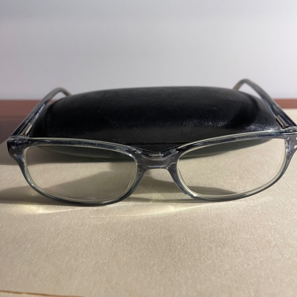 Men's Europa Clear Blue Eyeglass Frames